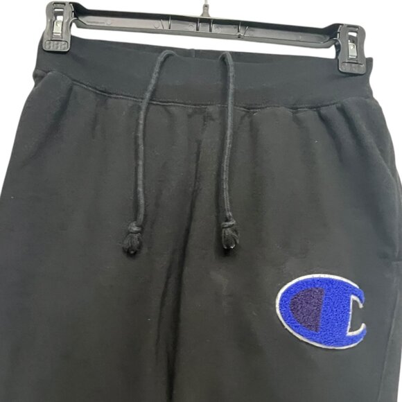 Champion‎ Reverse Weave Big Logo Jogger Sweatpants (Men's Small) Black - Picture 5 of 9